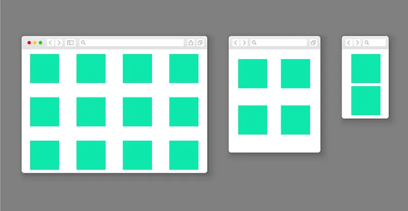responsive design mockup small business website blog